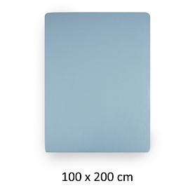 Spannbettlaken Lavara  blue sky, 100 x 200 cm