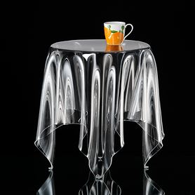Acrylglas-Beistelltisch transparent, Illusion