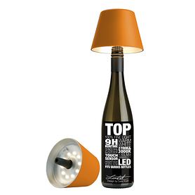 LED-Flaschenaufsteckleuchte Top 2.0akkubetrieben, orange