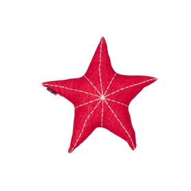 Kissen Stern inkl. Fllung, rot, 45x45cm