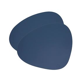 Platzset 2er-Set tableMAT nierenform dunkelblau