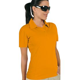Polo-Shirt Cooldry orange Gr. L
