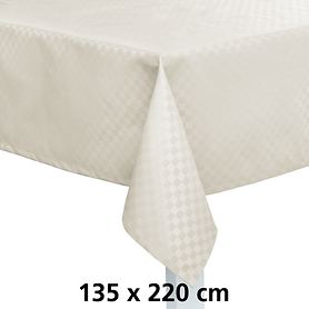 Tischdecke Casa perle 135x220