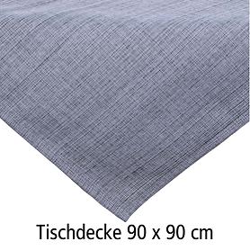 Tischdecke Outdoor grau 90x90