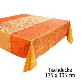 Tischdecke 175 x 305 cm Tischgarnitur Gramine