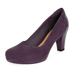 Veloursleder-Pumps Chorus Carol aubergine Gr. 36