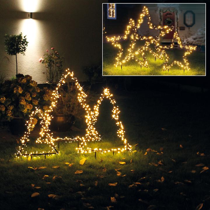 LED-Baum Santa & LED-Stern Santa
